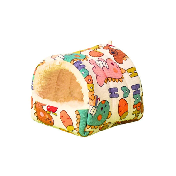 Hamster Plush Nest Toy and Parrot Bird Bed for Winter Warmth - GreenFur
