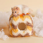 Hamster Winter Warm House Hideout Cozy Fleece Hut - GreenFur