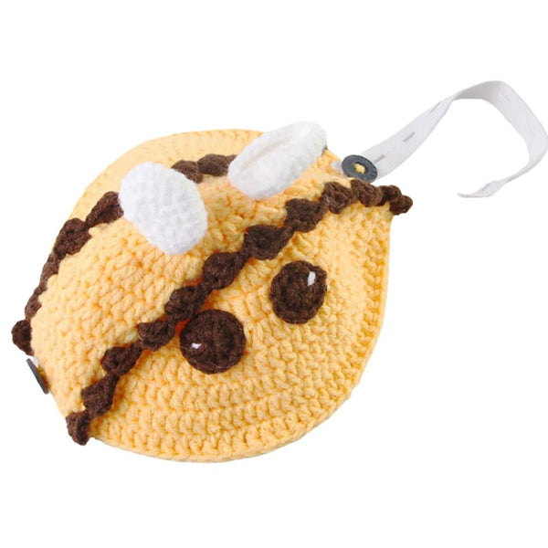 Hand - Knitted Cute Bee Knit Clothes Turtle Outfit - GreenFur