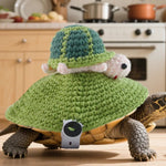 Hand - Knitted Cute Knit Clothes Turtle Outfit - GreenFur
