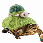 Hand - Knitted Cute Knit Clothes Turtle Outfit - GreenFur