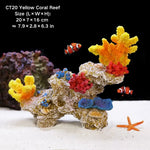 Handcrafted Coral Tree Resin Ornament for Aquariums - GreenFur