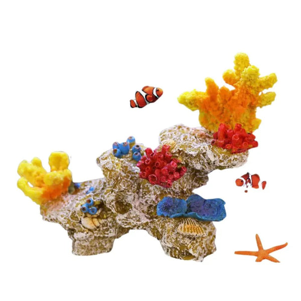 Handcrafted Coral Tree Resin Ornament for Aquariums - GreenFur