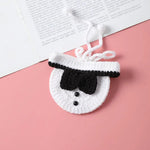 Handcrafted Crochet Pet Bib Faux Bowtie Design for Cats and Small Dogs - GreenFur