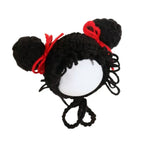 Handmade Crochet Hat Cute Animal Costume for Cats - GreenFur