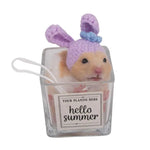 Handmade Crochet Hat Cute Animal Costume for Small Animals - GreenFur