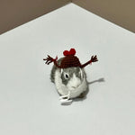 Handmade Crochet Hat Cute Animal Costume for Small Animals - GreenFur