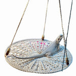 Handmade Hanging Crochet Reptile Hammock for Lizards - GreenFur