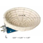 Handwoven Cotton - Linen Hanging Parrot Bed for Birds - GreenFur