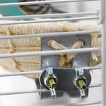 Handwoven Cotton - Linen Hanging Parrot Bed for Birds - GreenFur