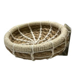 Handwoven Cotton - Linen Hanging Parrot Bed for Birds - GreenFur