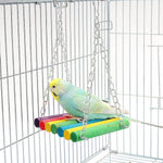 Hanging Bird Swing Bridge Toy with Chains - GreenFur