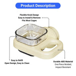 Hanging Cage Bird Feeder Bowl for Parrots Mynah and Small Birds - GreenFur
