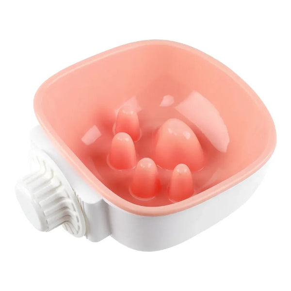 Hanging Dog Cat Water Dish Slow Feeder Pet Cage Bowls - GreenFur