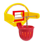 Hanging Funny Parrot Birds PVC Basketball Hoop Toy - GreenFur