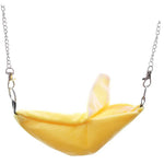 Hanging Hammock Small Animal Banana Nest Hamster Pet Bed - GreenFur