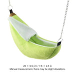 Hanging Hammock Small Animal Banana Nest Hamster Pet Bed - GreenFur
