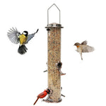 Hanging Metal Pet Feeder for Small Birds and Parrots - GreenFur