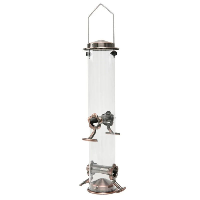 Hanging Metal Pet Feeder for Small Birds and Parrots - GreenFur