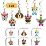 Happy Birthday Puppy Banner Dog Face Party Banner - GreenFur