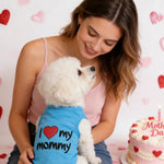 Happy Mothers Day Design Light Weight Pet Clothes - GreenFur