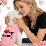 Happy Mothers Day Design Light Weight Pet Clothes - GreenFur