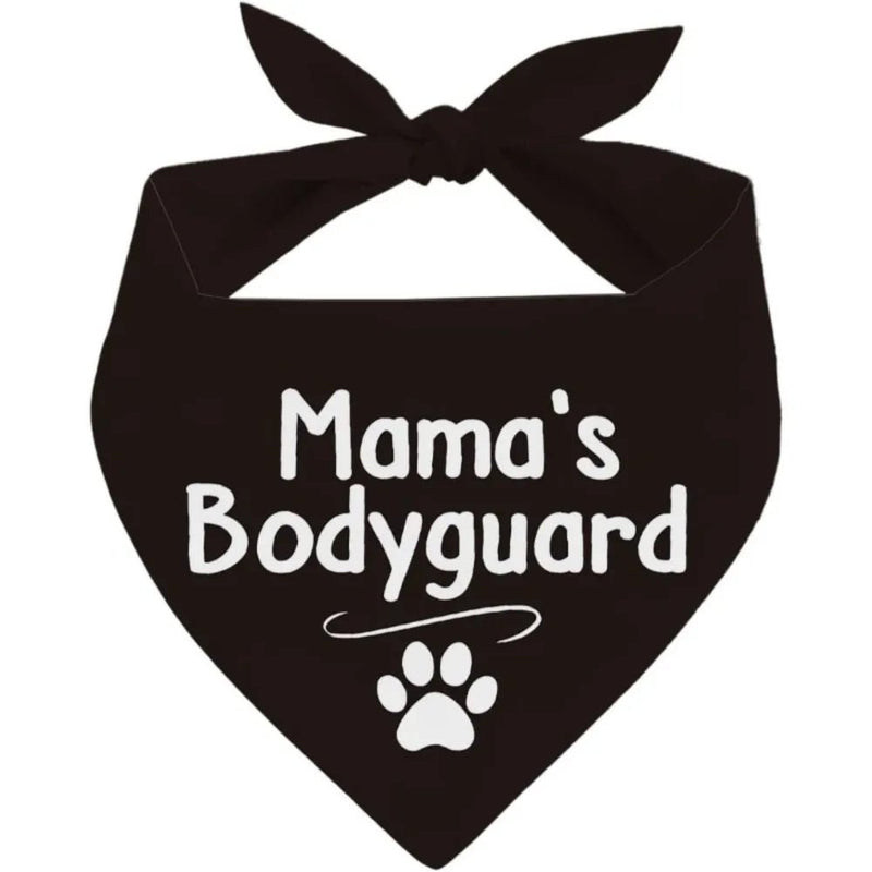 Happy Mother's Day Mama's Bodyguard Pet Bandana - GreenFur