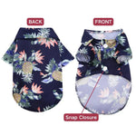 Hawaiian Pineapple Beach Shirt for Small to Medium Dogs - GreenFur