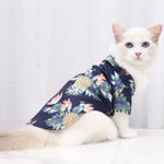 Hawaiian Pineapple Beach Shirt for Small to Medium Dogs - GreenFur