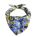 Hawaiian Tropical Plant Print Summer Triangle Bandana for Pets - GreenFur