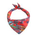 Hawaiian Tropical Plant Print Summer Triangle Bandana for Pets - GreenFur