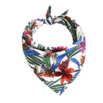 Hawaiian Tropical Plant Print Summer Triangle Bandana for Pets - GreenFur