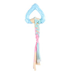 Heart Shape TPR Pet Dog Chew Toy with Braided Rope - GreenFur