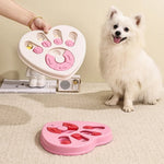 Heart - Shaped Dog Puzzle Slow Feeder Cute Anti - Gulping Pet Food Bowl - GreenFur