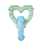 Heart - Shaped Interactive Dog Dental Cleaning Toy TPR Dog Chew Toy - GreenFur