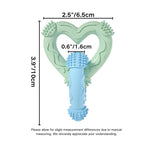 Heart - Shaped Interactive Dog Dental Cleaning Toy TPR Dog Chew Toy - GreenFur