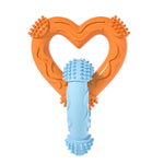 Heart - Shaped Interactive Dog Dental Cleaning Toy TPR Dog Chew Toy - GreenFur