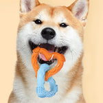 Heart - Shaped Interactive Dog Dental Cleaning Toy TPR Dog Chew Toy - GreenFur