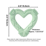 Heart - Shaped TPR Dog Chew Toy Durable Teething Toy for Small Dogs - GreenFur