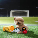 Hide and Seek Treat Hiding Polyester FPF Dog Plush Toy - GreenFur