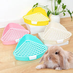 High - Capacity Triangle Small Pet Litter Pan - GreenFur