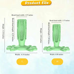 High - Density Side Bumps Paw Base Dog Toothbrush Chew Toy - GreenFur