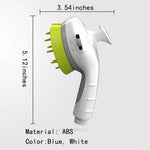 High Quality Bath Tool Shower Wash Head Attachment Pet Massage Grooming Brush - GreenFur