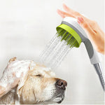 High Quality Bath Tool Shower Wash Head Attachment Pet Massage Grooming Brush - GreenFur