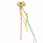 High Quality Kitty Interactive Pulley Fishing Rod Cat Toy Teaser - GreenFur