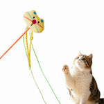 High Quality Kitty Interactive Pulley Fishing Rod Cat Toy Teaser - GreenFur