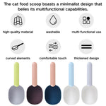 High Quality Material Pet Food Scoop with Measuring,Built - In Clip Design Dog Cat Food Scoop - GreenFur