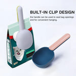 High Quality Material Pet Food Scoop with Measuring,Built - In Clip Design Dog Cat Food Scoop - GreenFur