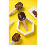 High Quality Material Pet Food Scoop with Measuring,Built - In Clip Design Dog Cat Food Scoop - GreenFur