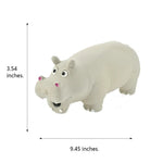 Hippo Latex Squeaky Pet Toy - GreenFur